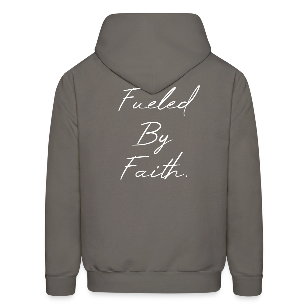 Divine Speed, Fueled By Faith Hoodie - asphalt gray