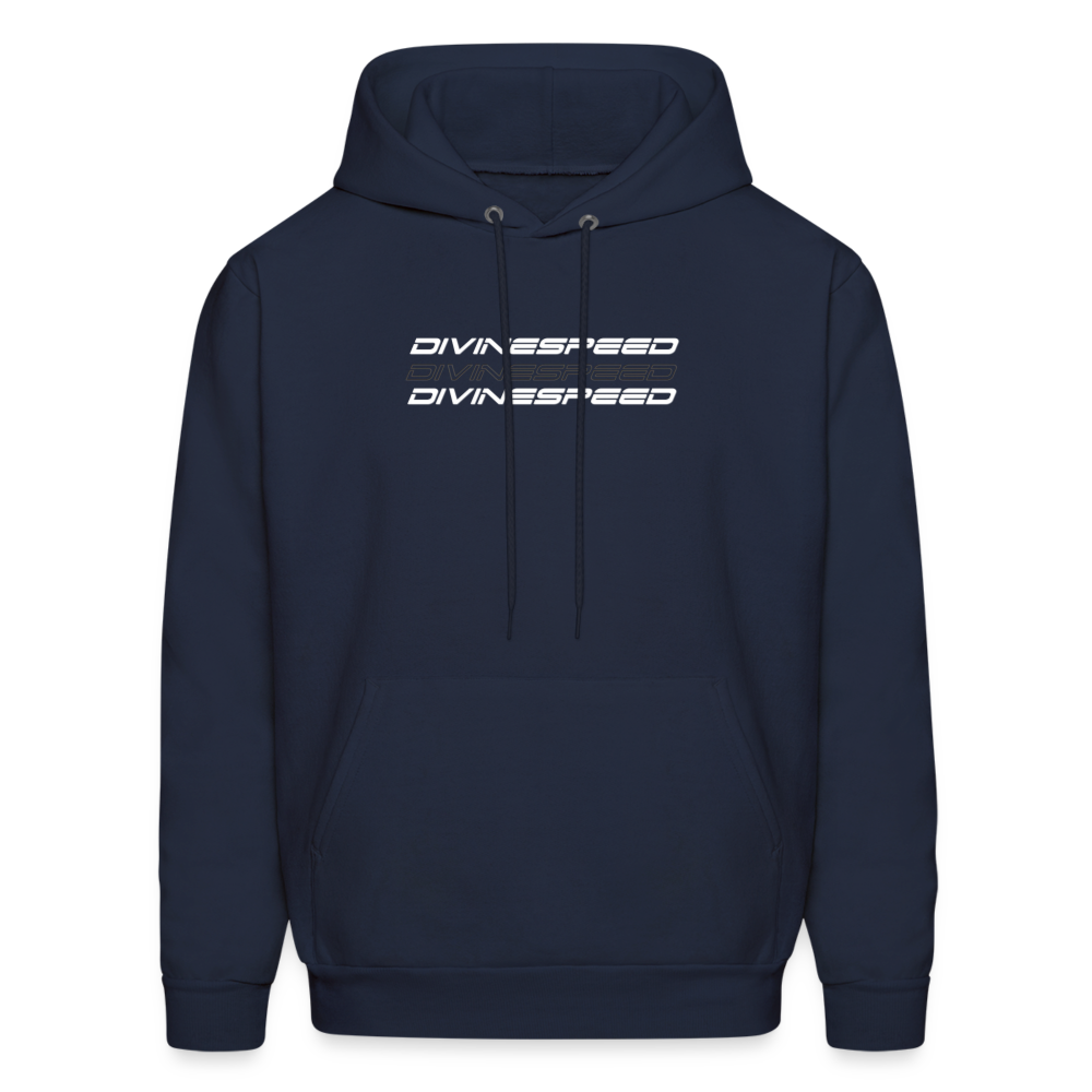 Divine Speed, Father Forgive Them Hoodie - navy