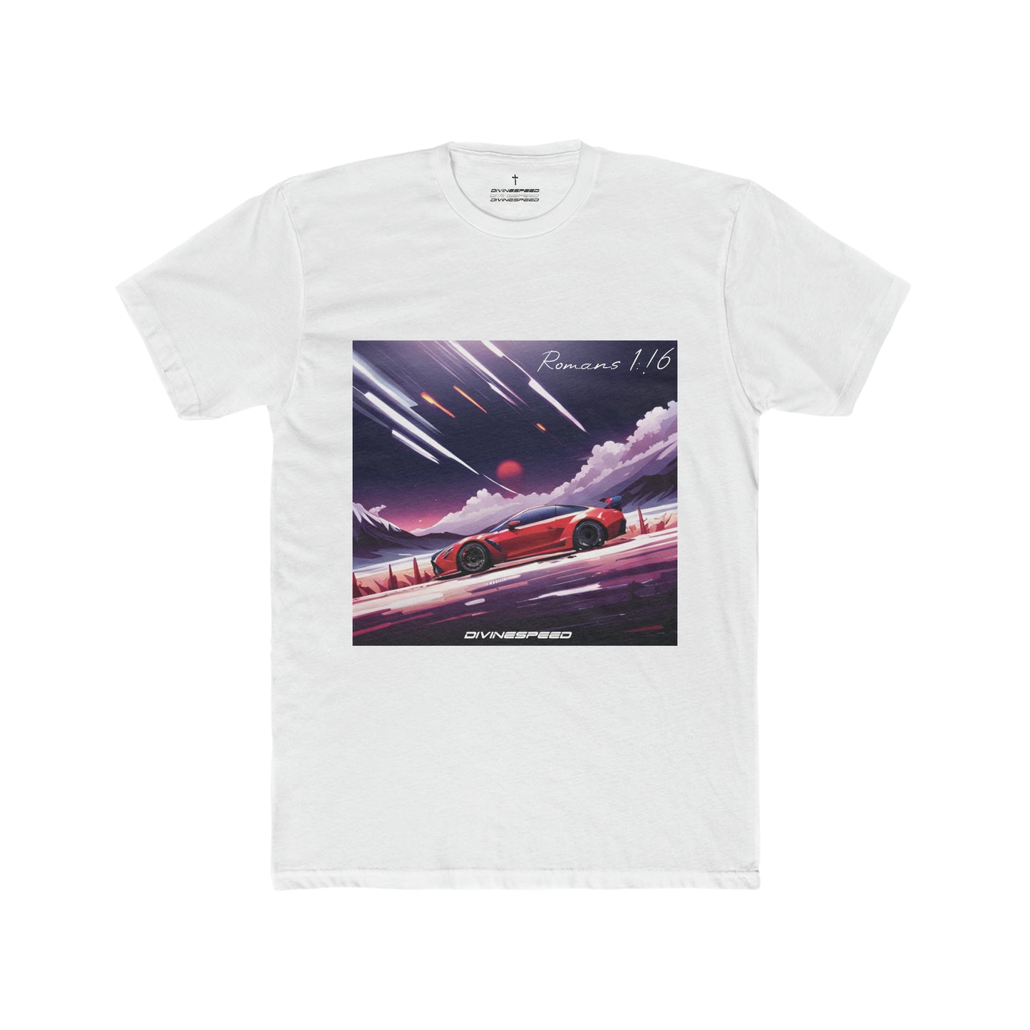 Divine Speed: Romans 1:16 Graphic Tee