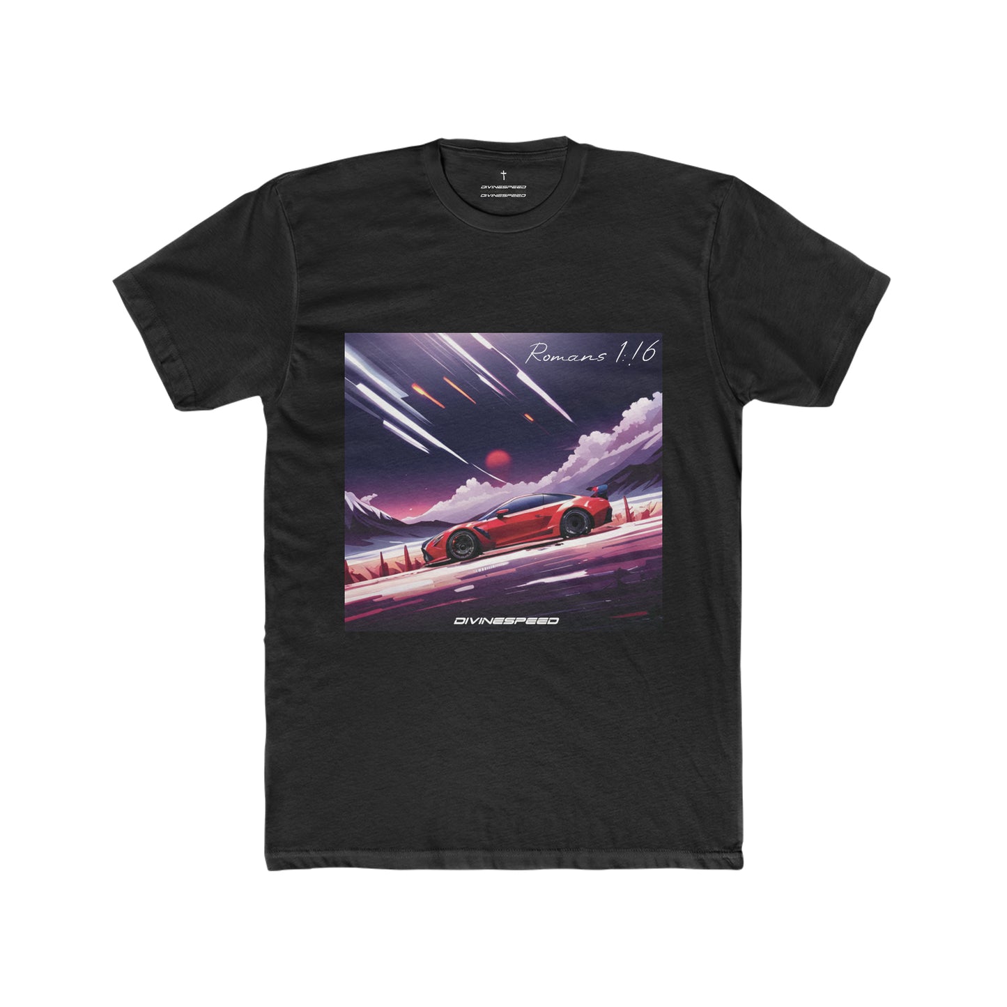 Divine Speed: Romans 1:16 Graphic Tee