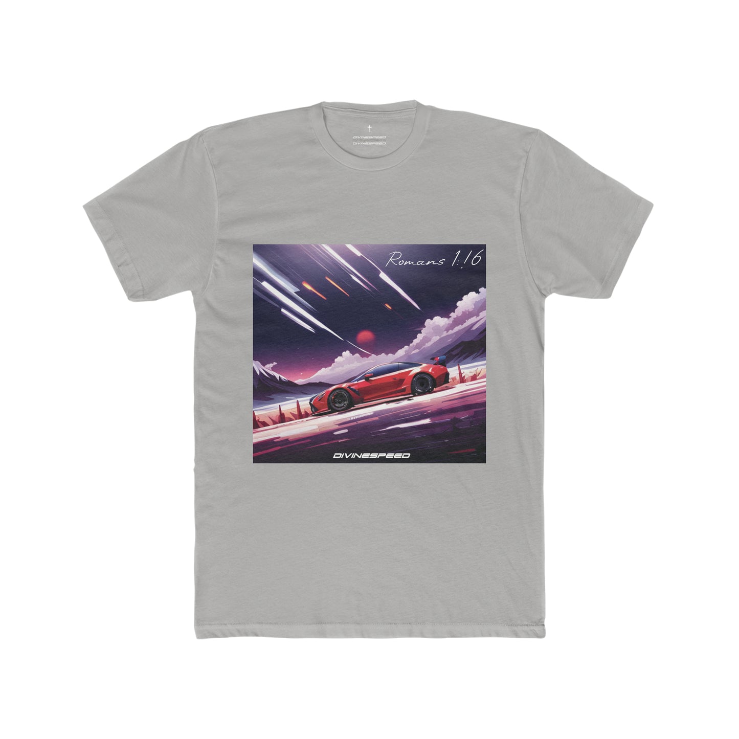 Divine Speed: Romans 1:16 Graphic Tee