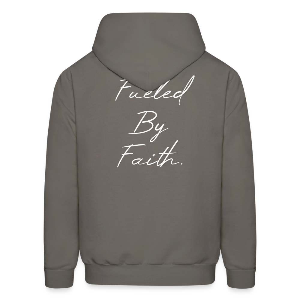 Divine Speed, Fueled By Faith Hoodie - asphalt gray