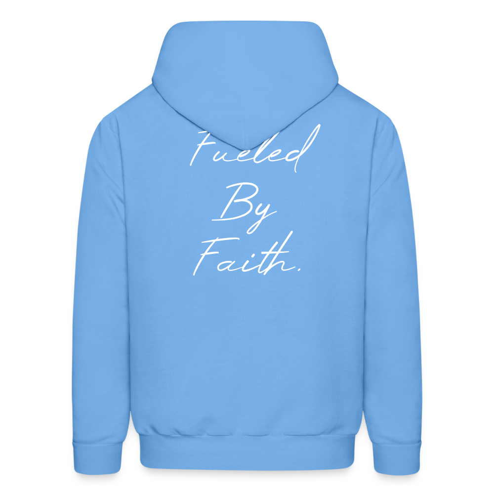 Divine Speed, Fueled By Faith Hoodie - carolina blue