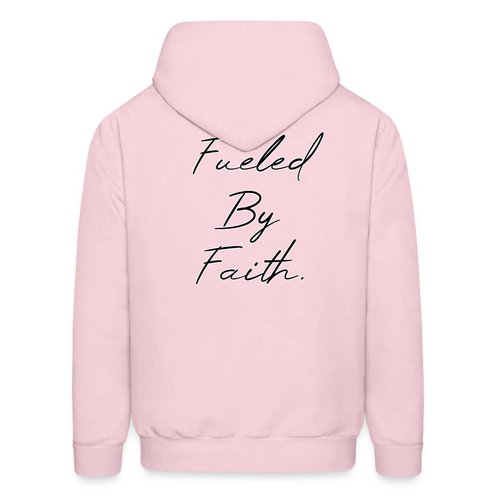 Divine Speed, Fueled By Faith Hoodie - pale pink