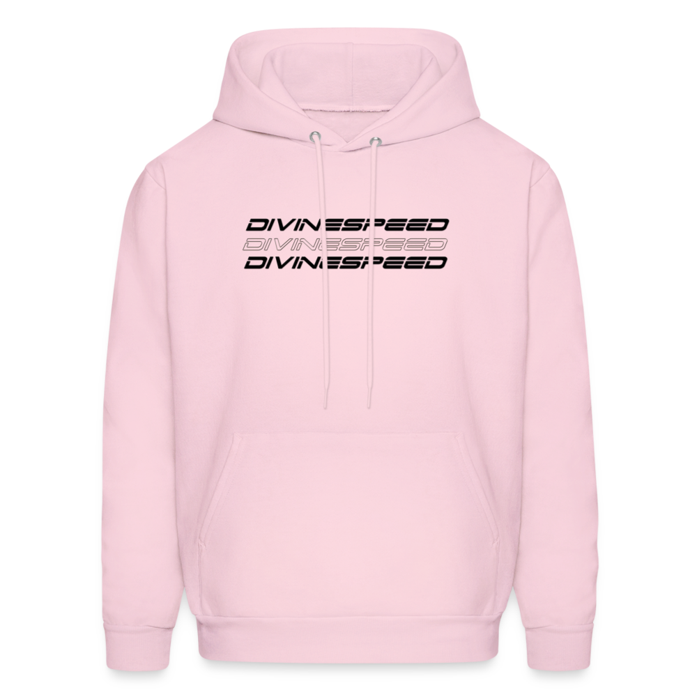 Divine Speed, Cross Hoodie - pale pink