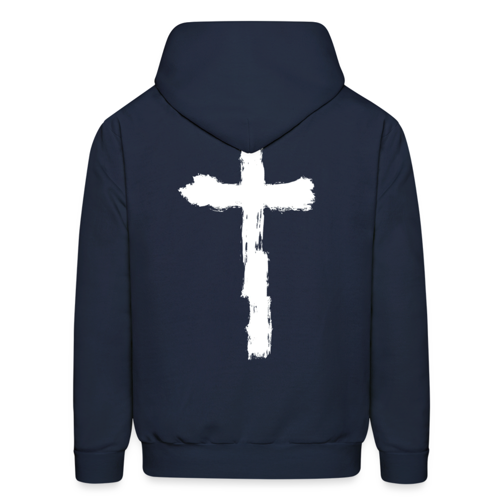 Divine Speed, Cross Hoodie - navy